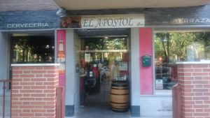 Cervecería El Apostol. Barrio del Pilar zona norte Madrid