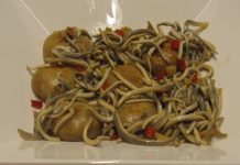 Champiñones con gulas a la cerveza Recetas. Champiñones cerveza lager gulas