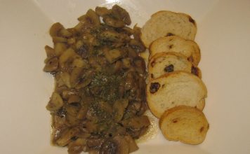 «Duxelles» de champiñones y cerveza Receta Duxuelles champiñones cerveza