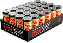 Estrella Galicia empieza a vender «on line» a toda España Caja de 24 latas de cerveza 1906