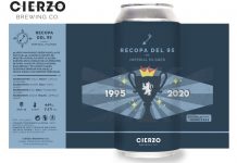Cierzo Brewing homenajea al Real Zaragoza con su nueva cerveza «Recopa del 95» cerveza Cierzo Recopa del 95 cerveza