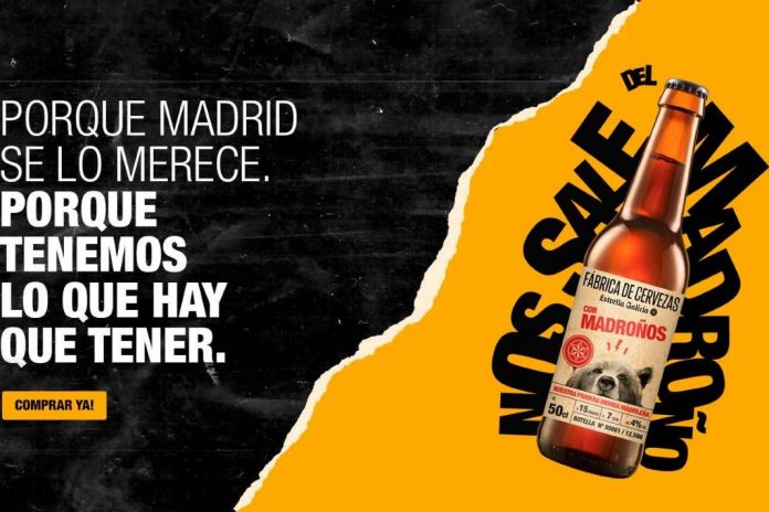 Estrella Galicia venta cerveza con madroños