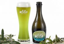 OLIBA GREEN BEER, cerveza con sabor a aceituna verde Oliba green beer Cerveza de aceituna