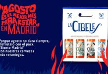 La Cibeles SÍ «celebra» las fiestas de Madrid cerveza madrileña Cibeles