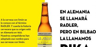 La Salve Pika, la nueva Radler de la cervecera vasca LA SALVE PIKA