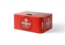 Estrella Damm elimina el plástico que envolvía sus paquetes de latas cerveza arriaca