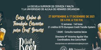 La Universidad de Alcalá imparte un curso de tecnología cervecera con la Escuela Superior de Cerveza y Malta