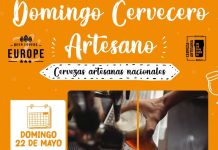 L’Europe acoge el Domingo Cervecero Artesano, con 22 grifos de cerveceras de AECAI