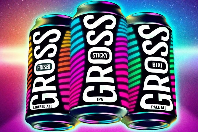 Frisbi, Sticky y Bixi lanzamientos Gross Beer