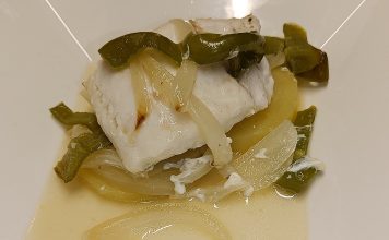 Merluza a la cerveza al horno Merluza al horno