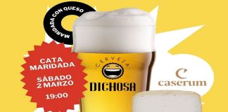 Cata maridada de cerveza y queso en «La Dichosita» del madrileño Mercado de la Guindalera